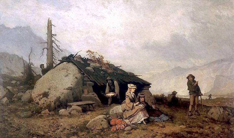 Aleksander Kotsis Trip to Tatra Mountains Germany oil painting art